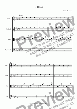 page one of String Quartet No 2