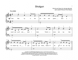 page one of Shotgun (Educational Piano)