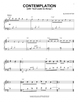 page one of Contemplation (Piano Solo)