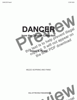 page one of Dancer