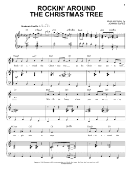 page one of Rockin' Around The Christmas Tree [Jazz Version] (arr. Brent Edstrom) (Piano & Vocal)