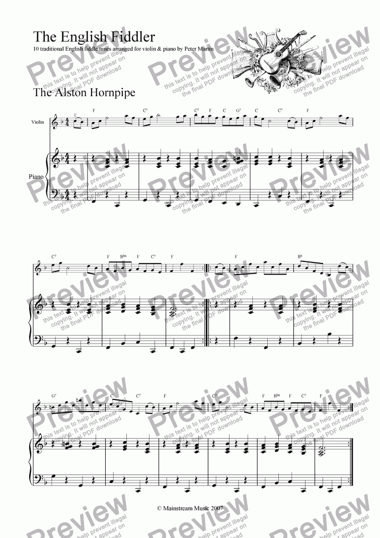 page one of The English Fiddler
