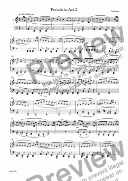 page one of Prelude to Act 2