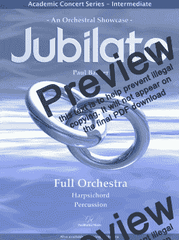 page one of Jubilato [Full Orchestra] 