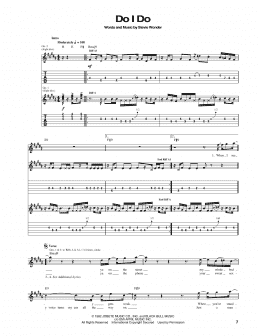 page one of Do I Do (Guitar Tab)