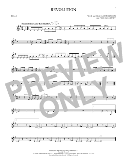 page one of Revolution (Bells Solo)