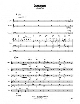 page one of Quasimodo (Transcribed Score)
