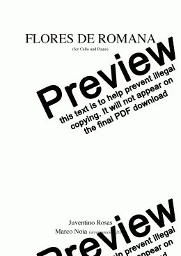 page one of Flores de Romana