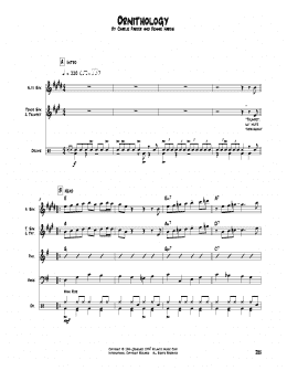 page one of Ornithology (Transcribed Score)