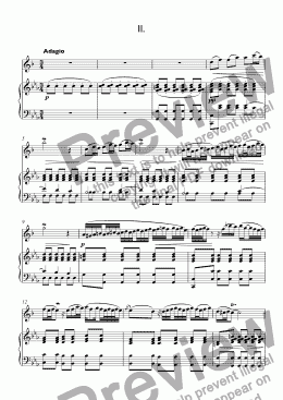 page one of Marcello - Concerto in C minor BWV 974 - II. Largo  for trumpet piccolo Bb & piano (Balsom)