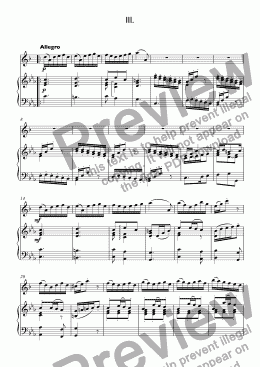 page one of Marcello - Concerto in C minor BWV 974 - III. Presto for trumpet piccolo Bb & piano (Balsom)