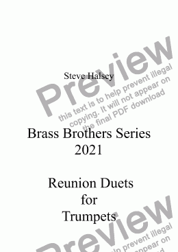 page one of 1. Brass Brothers Series
