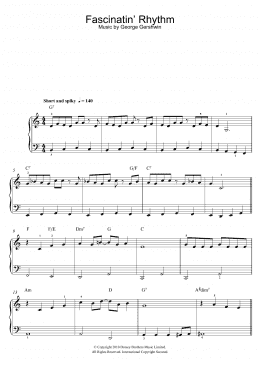 page one of Fascinating Rhythm (Easy Piano)