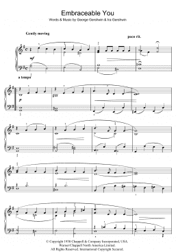page one of Embraceable You (Easy Piano)