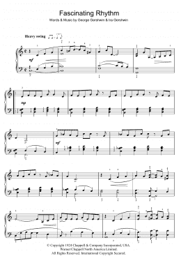 page one of Fascinating Rhythm (Easy Piano)