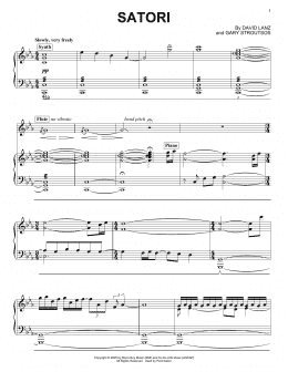 page one of Satori (Piano Solo)