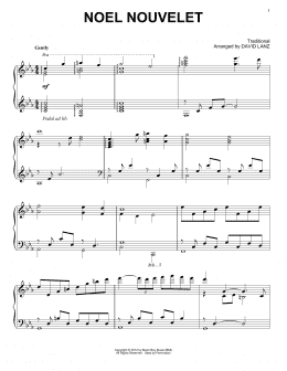 page one of Noel Nouvelet (Piano Solo)