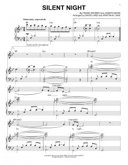page one of Silent Night (Piano Solo)