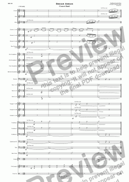 page one of Dream Angus - Concert Band