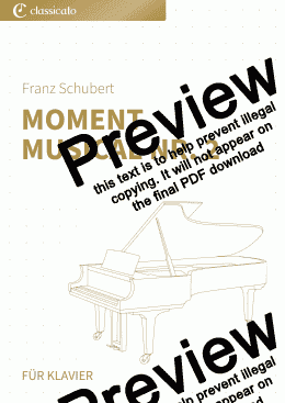page one of Moment musical Nr. 2