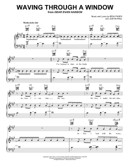 page one of Waving Through A Window (from Dear Evan Hansen) (Piano, Vocal & Guitar Chords (Right-Hand Melody))