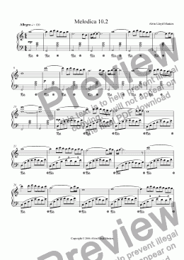 page one of Melodica 10.2
