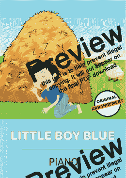 page one of Little Boy Blue