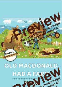 page one of Old MacDonald Had A Farm