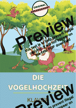 page one of Die Vogelhochzeit
