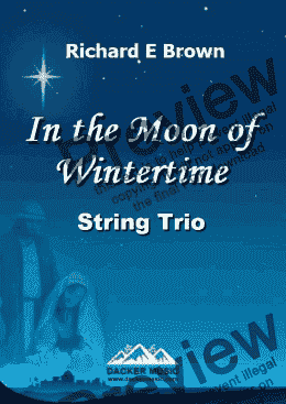 page one of In the Moon of Wintertime - String Trio