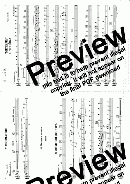 page one of Snowstorm orchestral parts