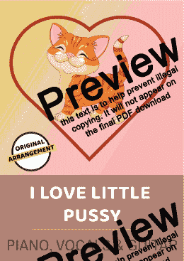 page one of I Love Little Pussy