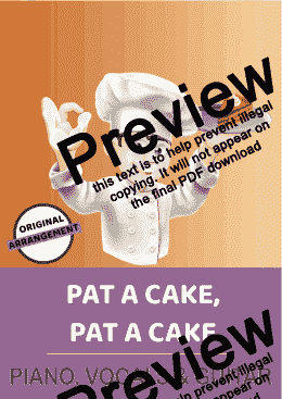 page one of Pat A Cake, Pat A Cake