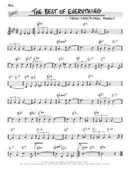 page one of The Best Of Everything (Real Book – Melody & Chords)