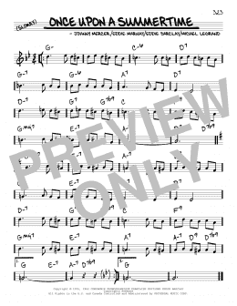 page one of Once Upon A Summertime (Real Book – Melody & Chords)