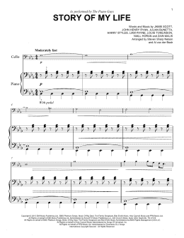 page one of Story Of My Life (Easy Piano Solo)