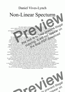 page one of Viola Solo: Non-Linear Spectrum