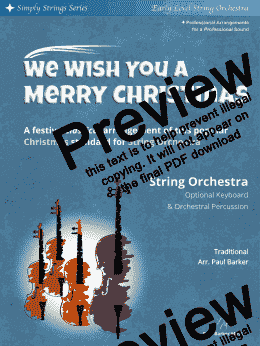 page one of We Wish You A Merry Christmas 