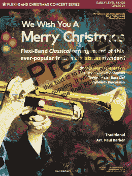 page one of We Wish You A Merry Christmas [Flexi-Band]