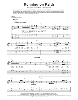 page one of Running On Faith (Dobro)