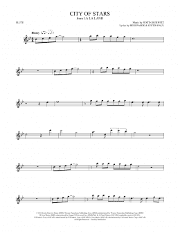 page one of City Of Stars (from La La Land) (Flute Solo)