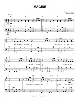 page one of Imagine (Accordion)