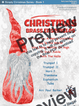 page one of Christmas Brass Ensembles - Book 1