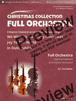 page one of Simply Orchestra Series - Christmas Collection 1