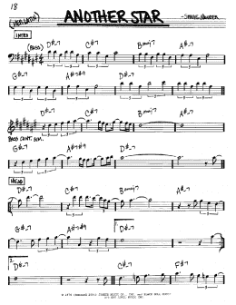 page one of Another Star (Real Book – Melody & Chords – Eb Instruments)