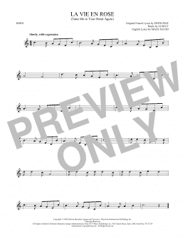 page one of La Vie En Rose (Take Me To Your Heart Again) (French Horn Solo)