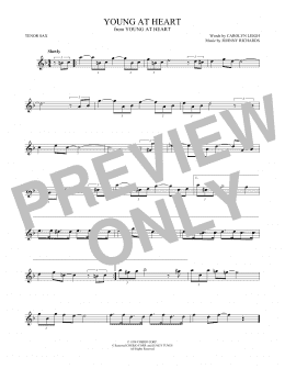 page one of Young At Heart (Tenor Sax Solo)