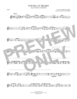 page one of Young At Heart (French Horn Solo)