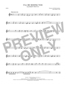 page one of I'll Be Seeing You (French Horn Solo)