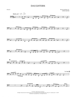 page one of Daughters (Cello Solo)